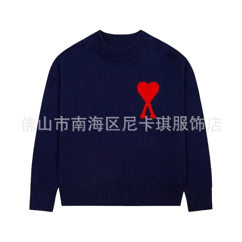 Amiri Knit Sweater Heart Logo