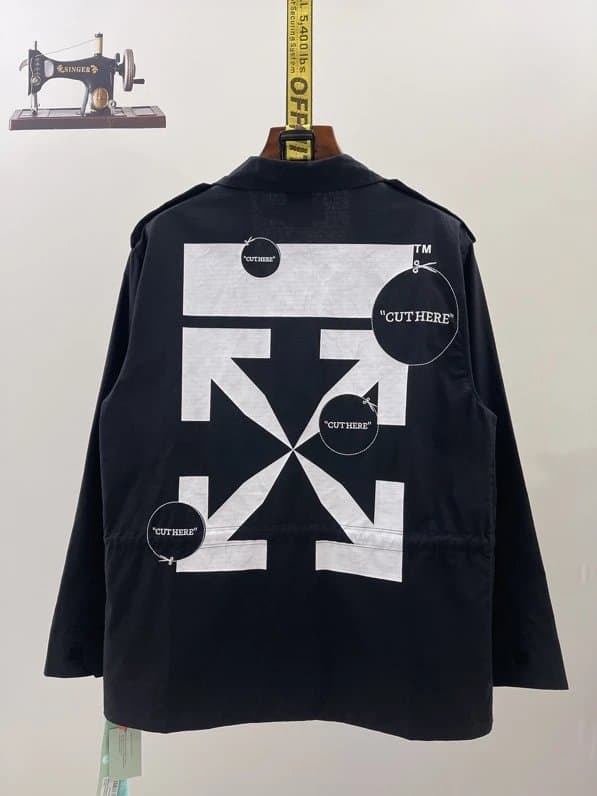 Off-White Industrial Jacket Diag Arrow Print