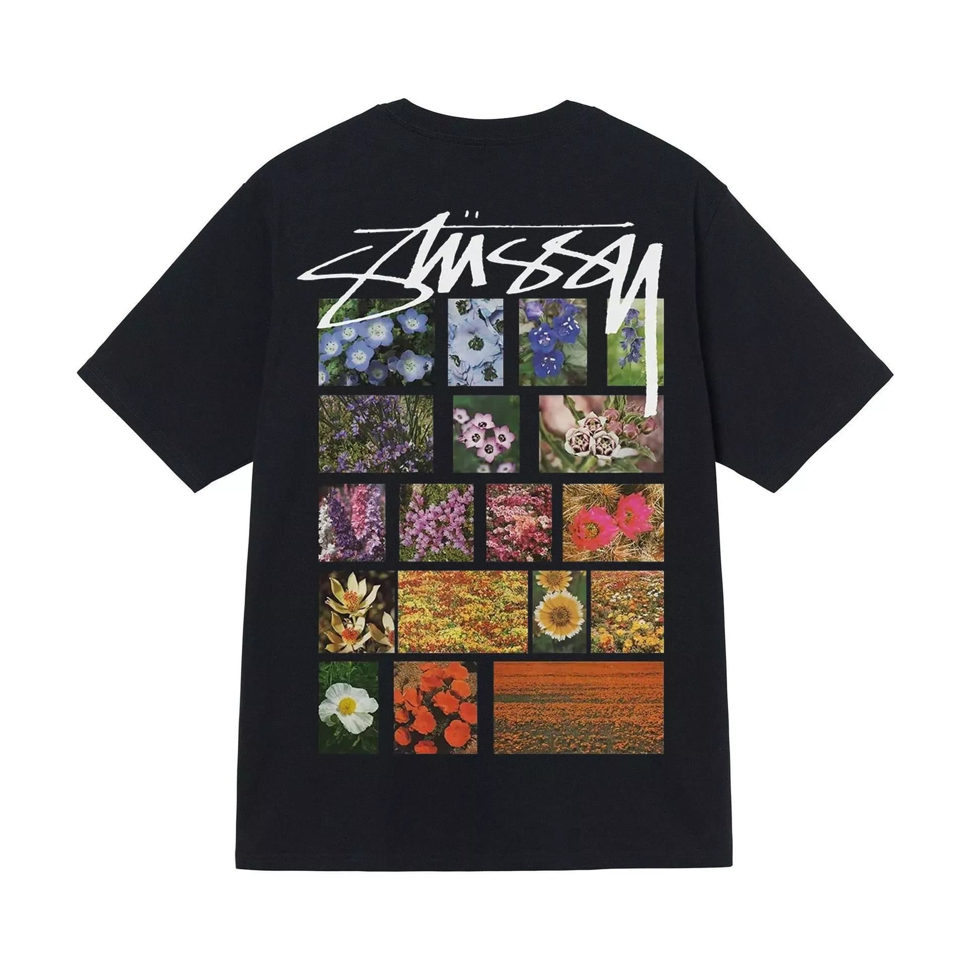 Stüssy City Stack Tee World Cities — 黑色【花草】