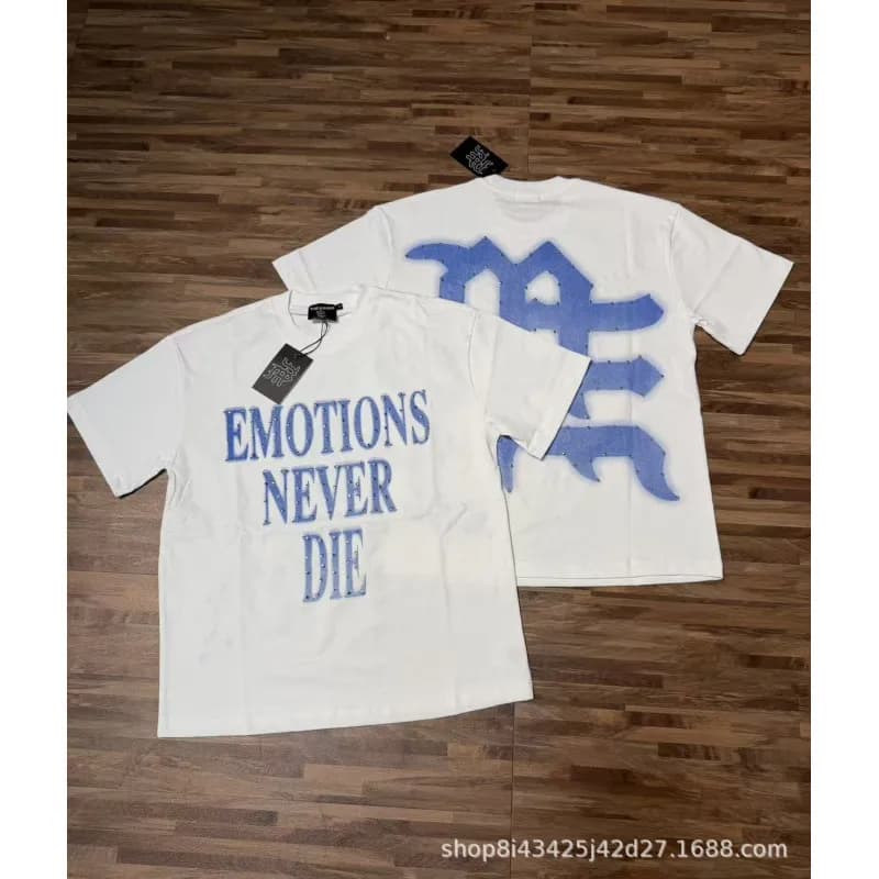 Anti Social Social Club Graphic Tee Alien Print — 8125白蓝