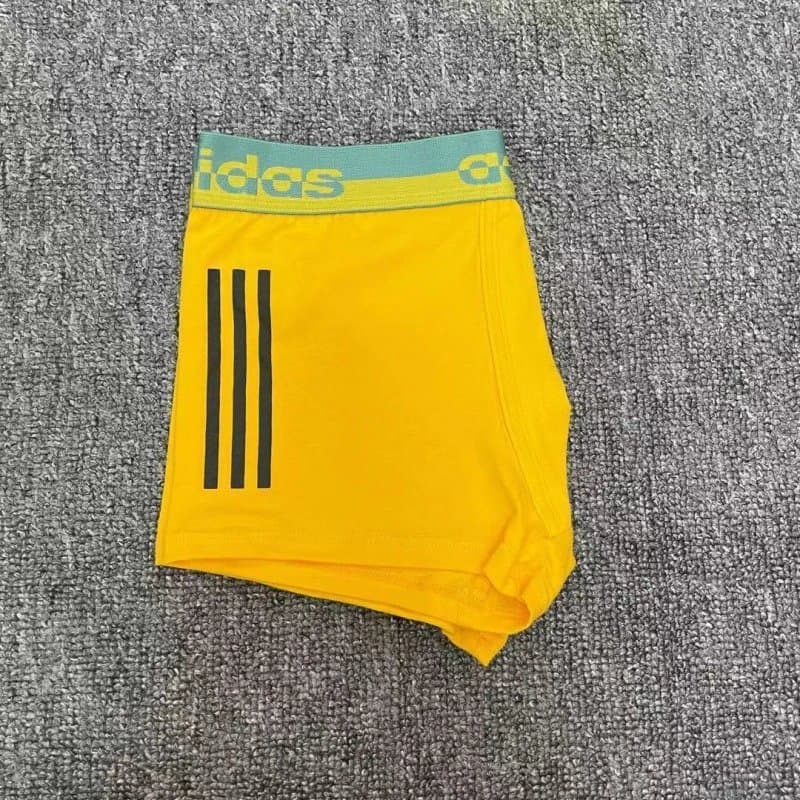 Adidas Boxer Briefs 3-Stripes — 黄色