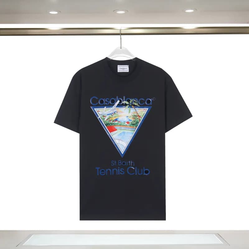 Prada Cotton T-Shirt Triangle Logo Pocket — 831 black