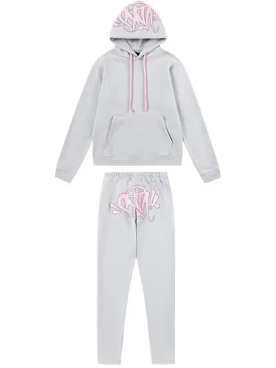 Fear of God Essentials Hoodie and Joggers Set Graffiti Logo