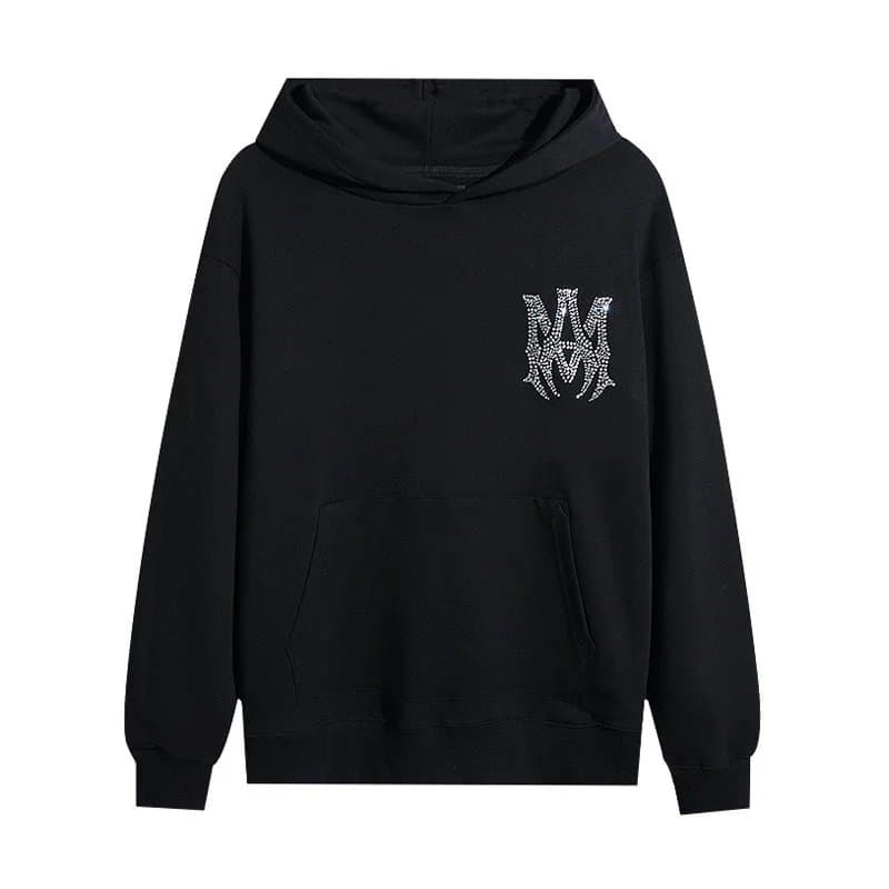 Chrome Hearts Hooded Sweatshirt Crystal Logo
