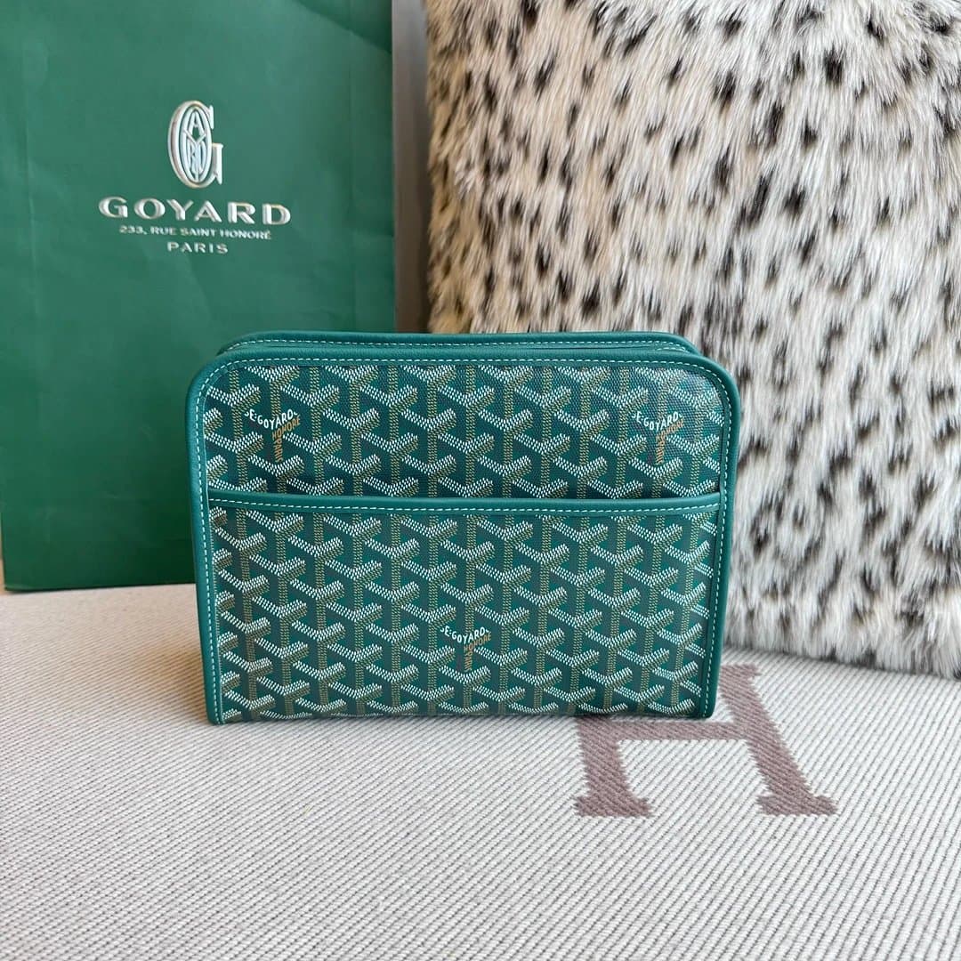 Goyard Saint Louis Pouch Goyardine Canvas
