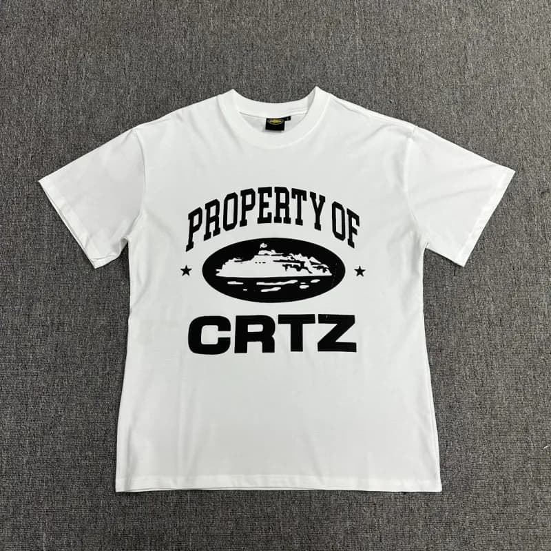 Corteiz Logo Tee Script Logo — 3113 ( 白色 )