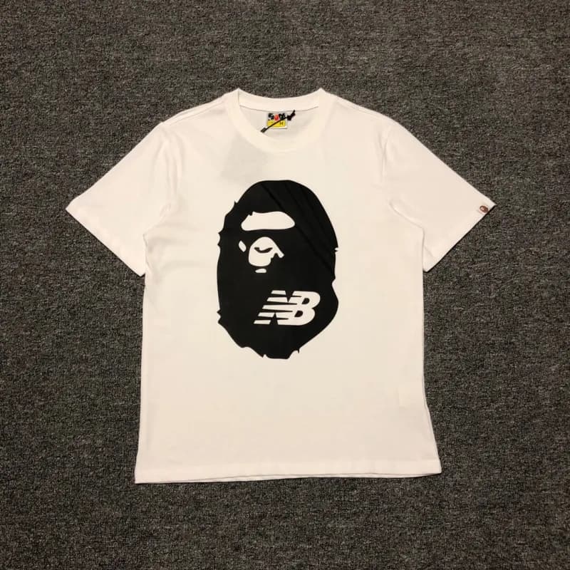 BAPE Ape Head T-Shirt New Balance Logo