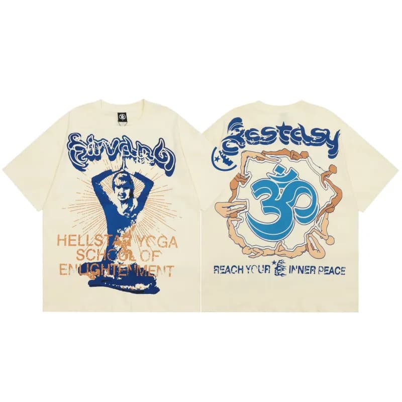 Stüssy Graphic Tee Flame Star Print — TX4HK07G