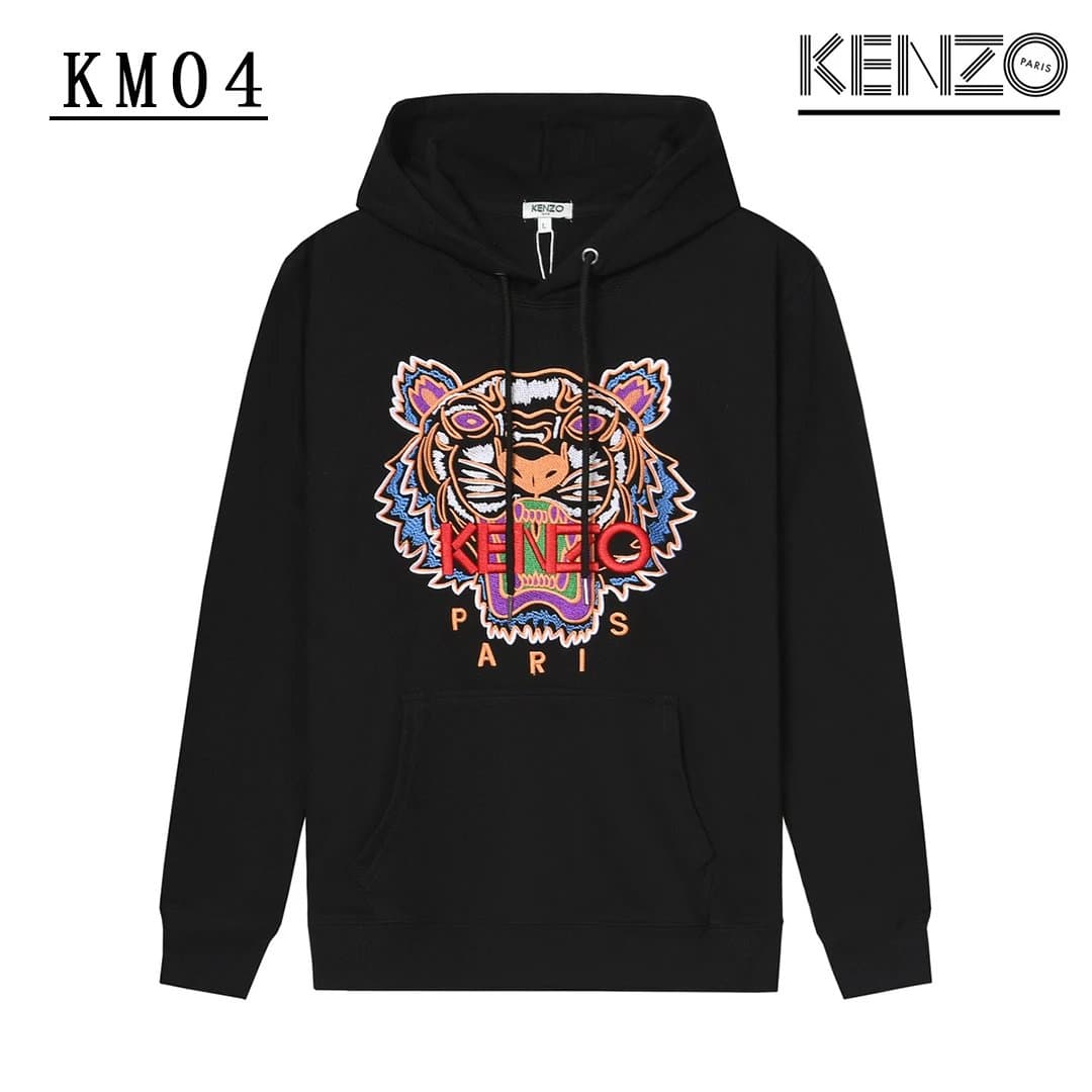 Kenzo Tiger Hoodie Embroidered Tiger