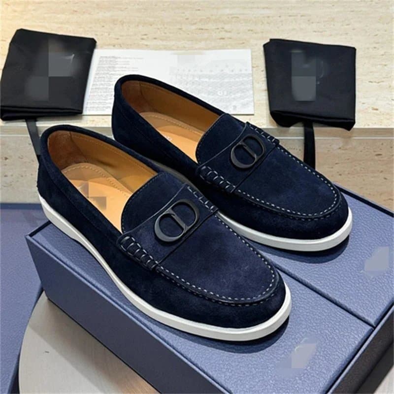 Dior B22 Loafer Suede with CD Logo