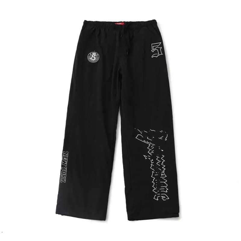 Supreme Track Pants New York Print
