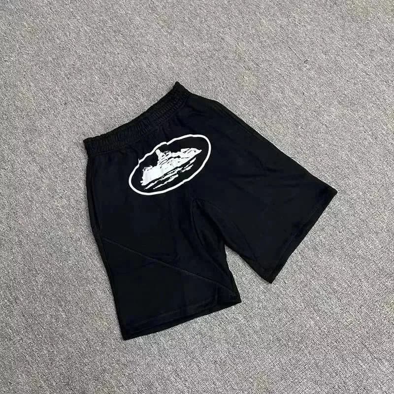 Athletic Shorts Oval Logo Print