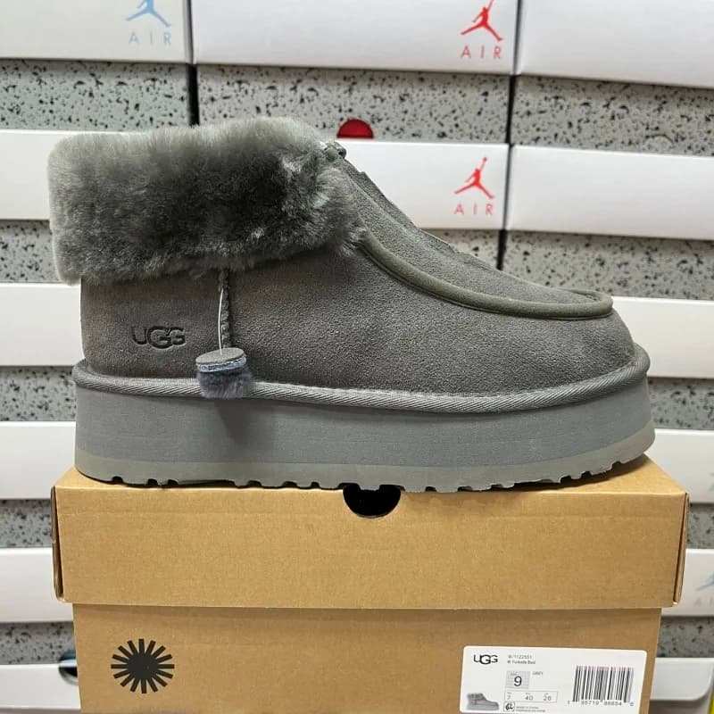 UGG Classic Mini Platform Grey Suede
