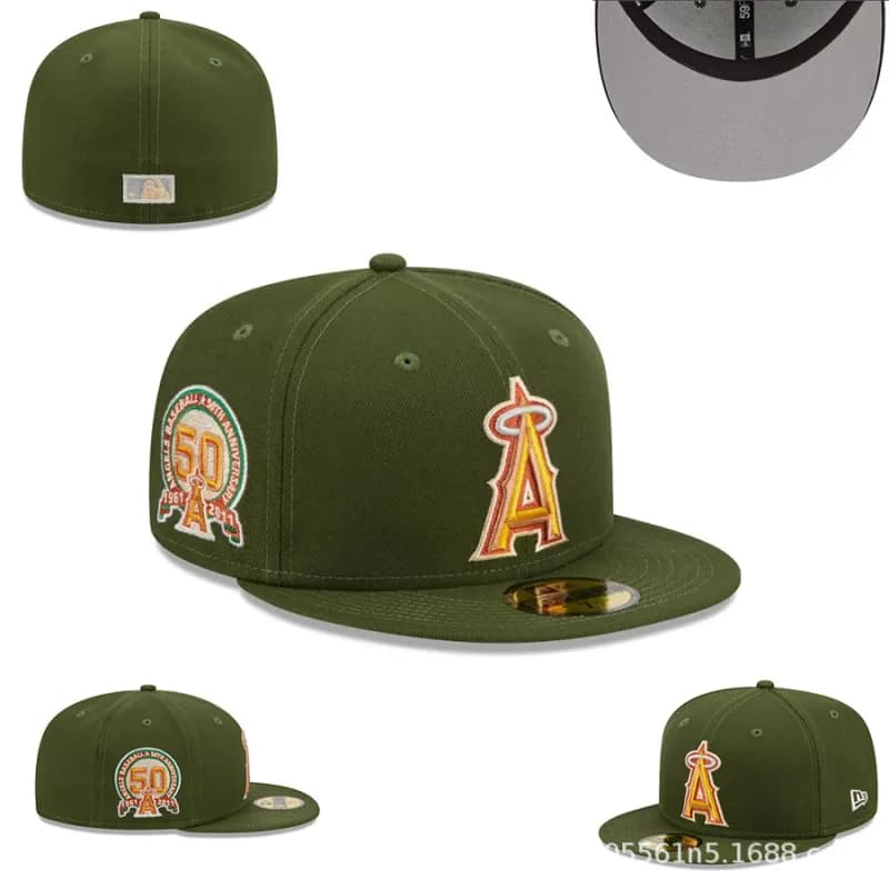 New Era × MLB 59FIFTY Fitted Cap LA Dodgers Black/White — 如图41