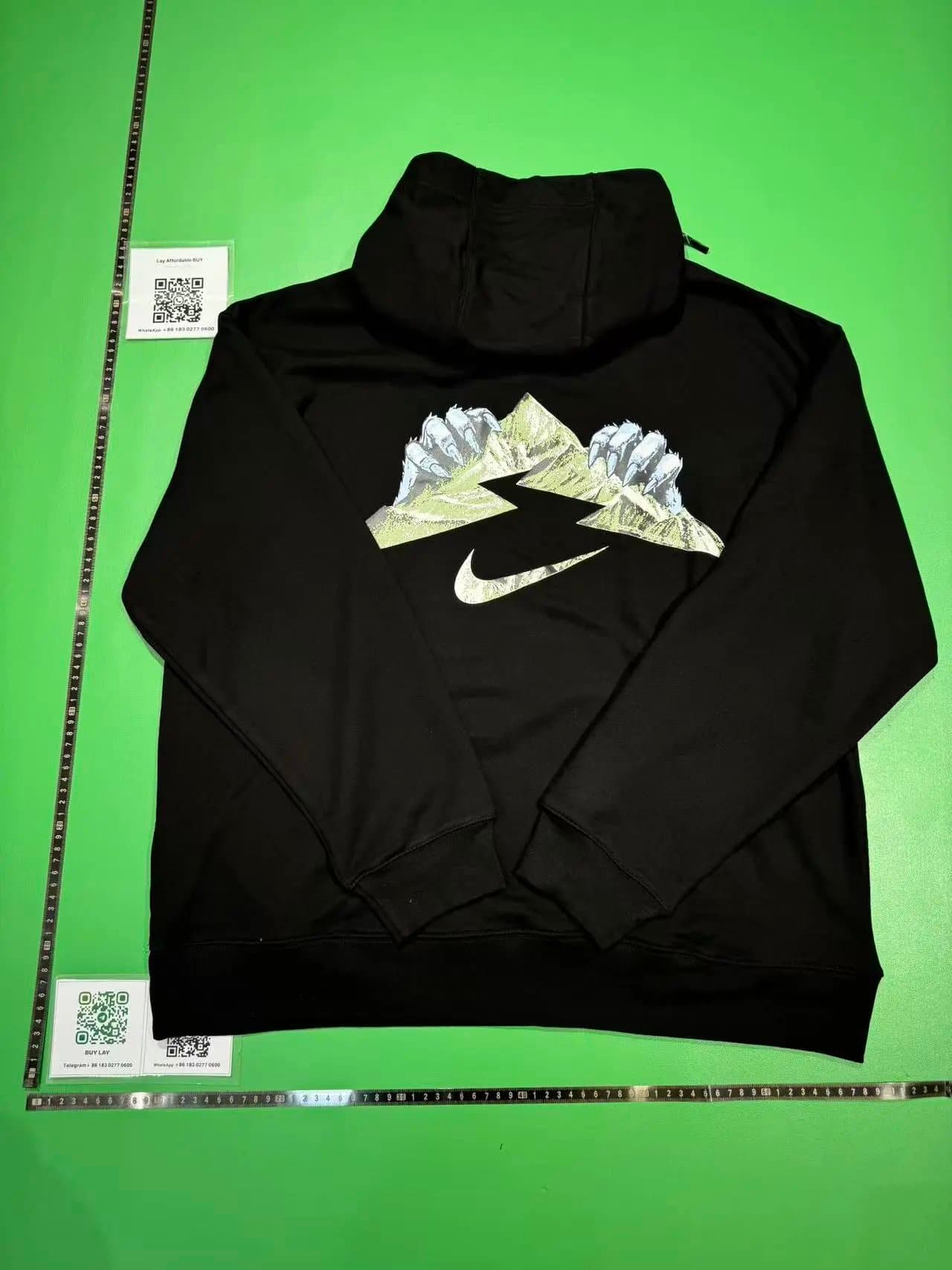 Nike Windrunner Jacket Black/White/Mint Swoosh — hoodie 1