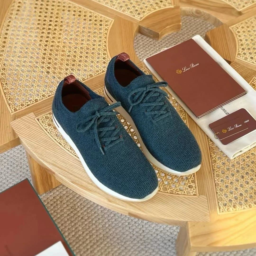Loro Piana Knit Sneaker Chestnut — PL002