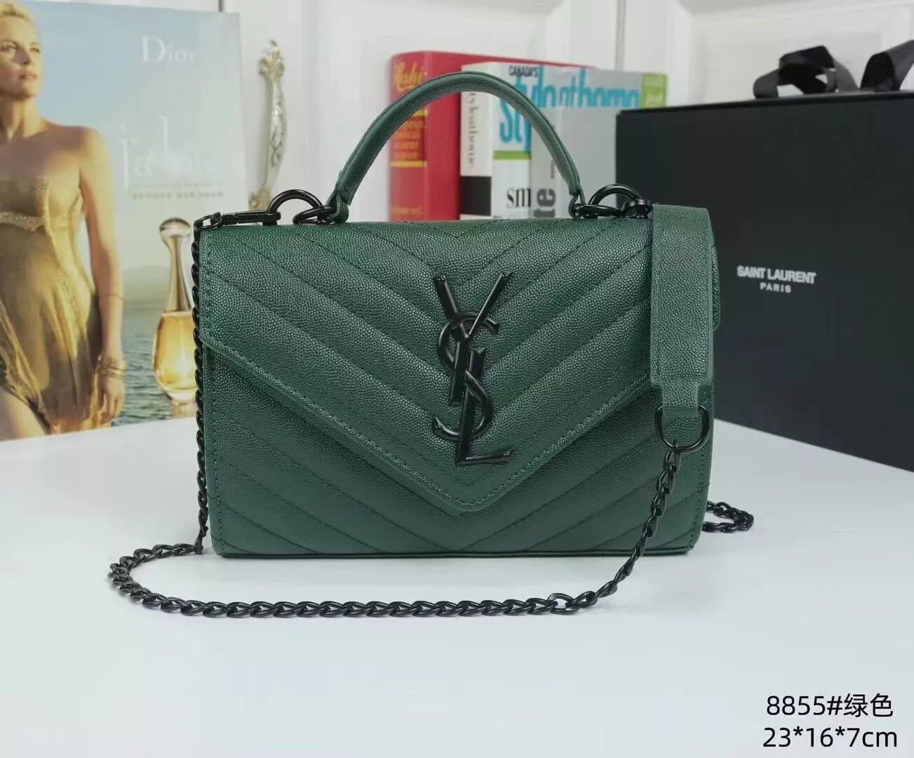 Saint Laurent Caro Quilted Leather