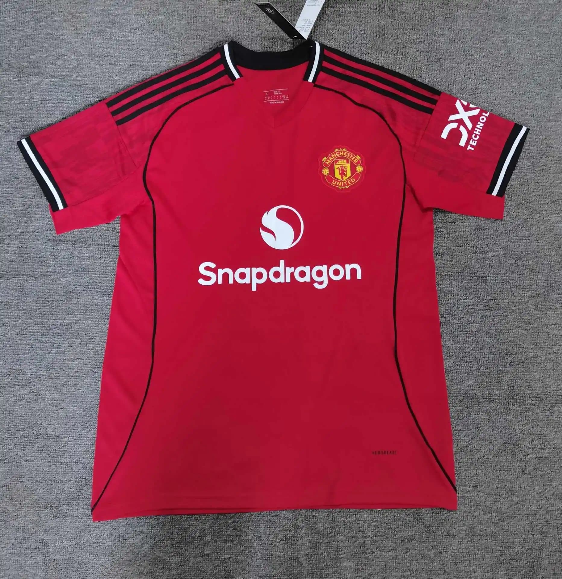 Adidas Manchester United Home Jersey Snapdragon Sponsor