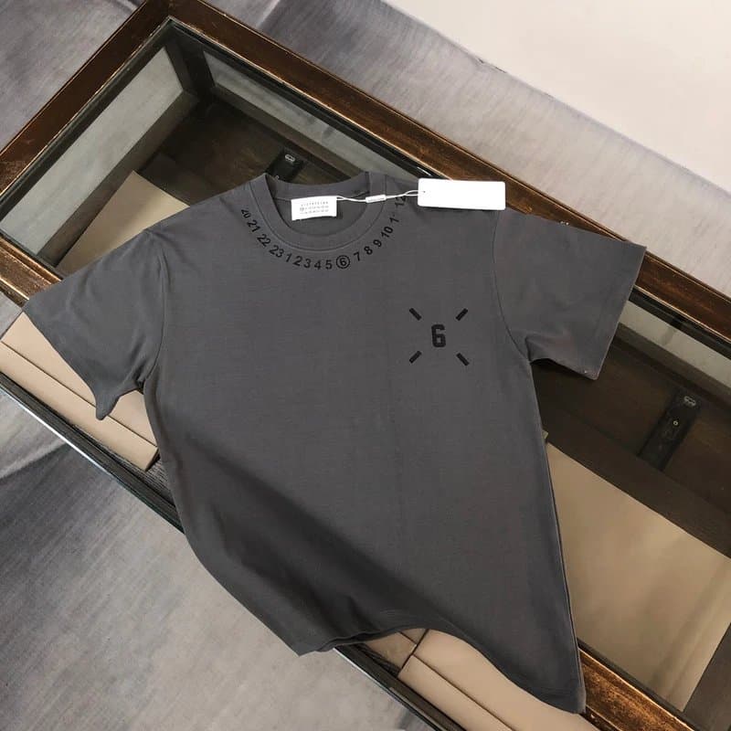 Maison Margiela Numbered Logo Tee Numeric Print — 50