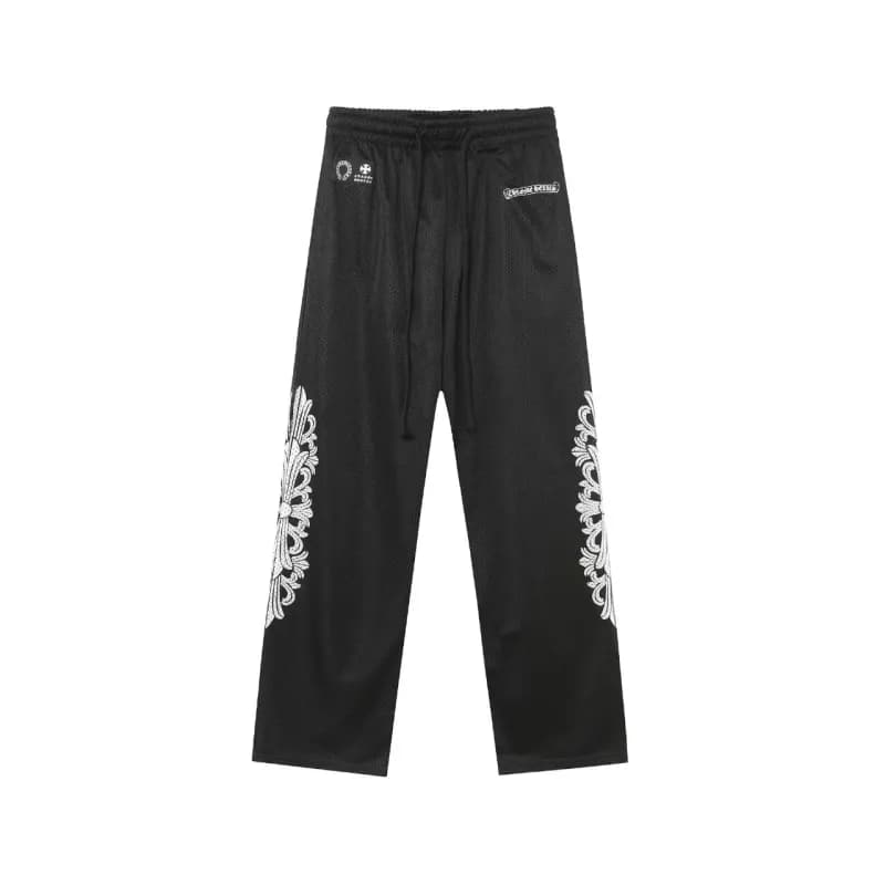 Chrome Hearts Mesh Track Pants Baroque Print