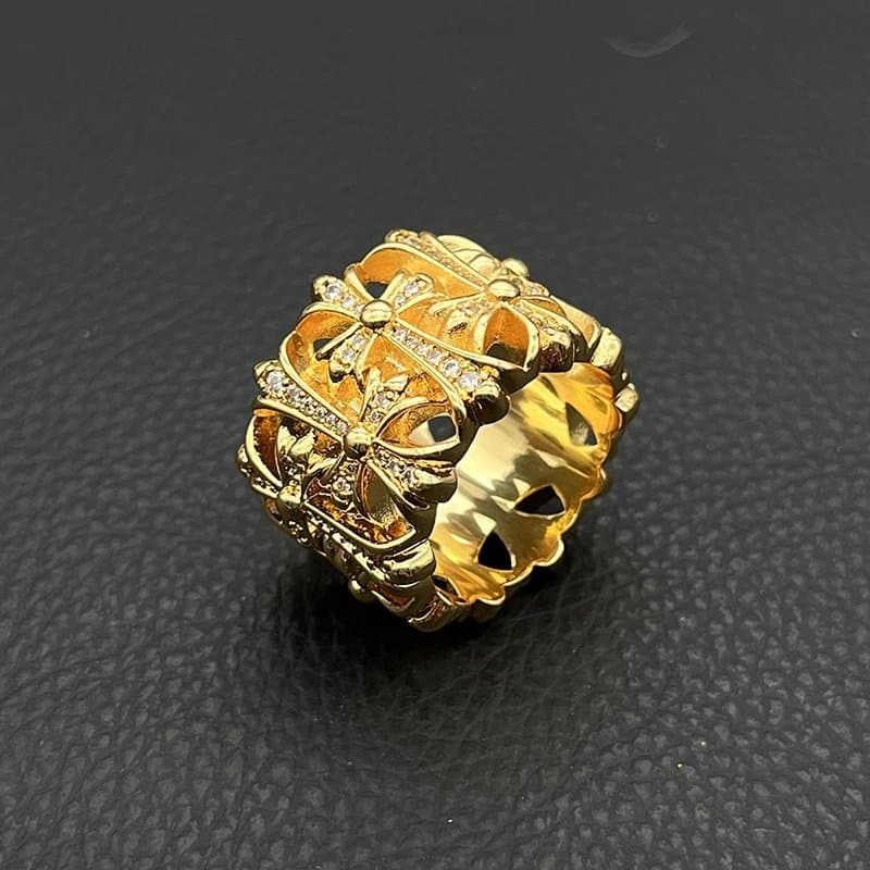 Chrome Hearts Cross Ring Triple Cross — CJ084金