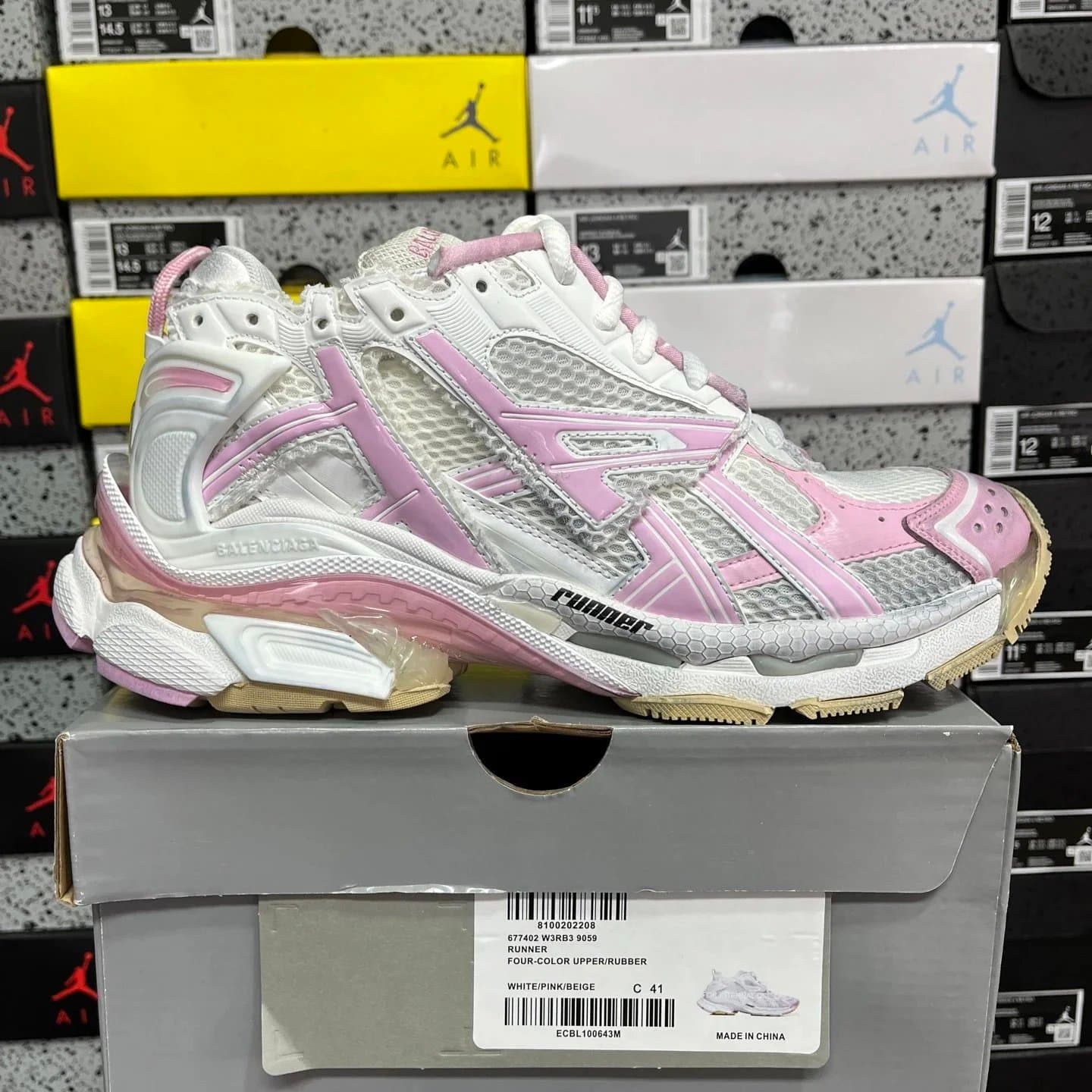 Balenciaga Speed Trainer Multicolor — XA · 七代白粉39059