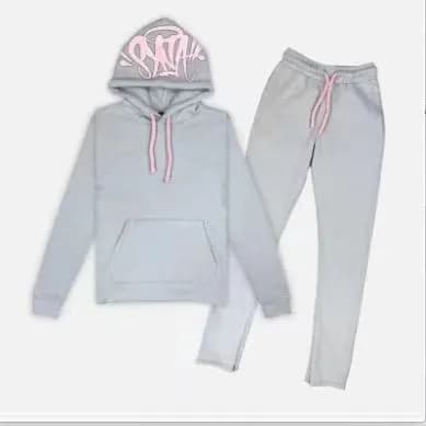 Fear of God Essentials Hoodie and Joggers Set Graffiti Logo