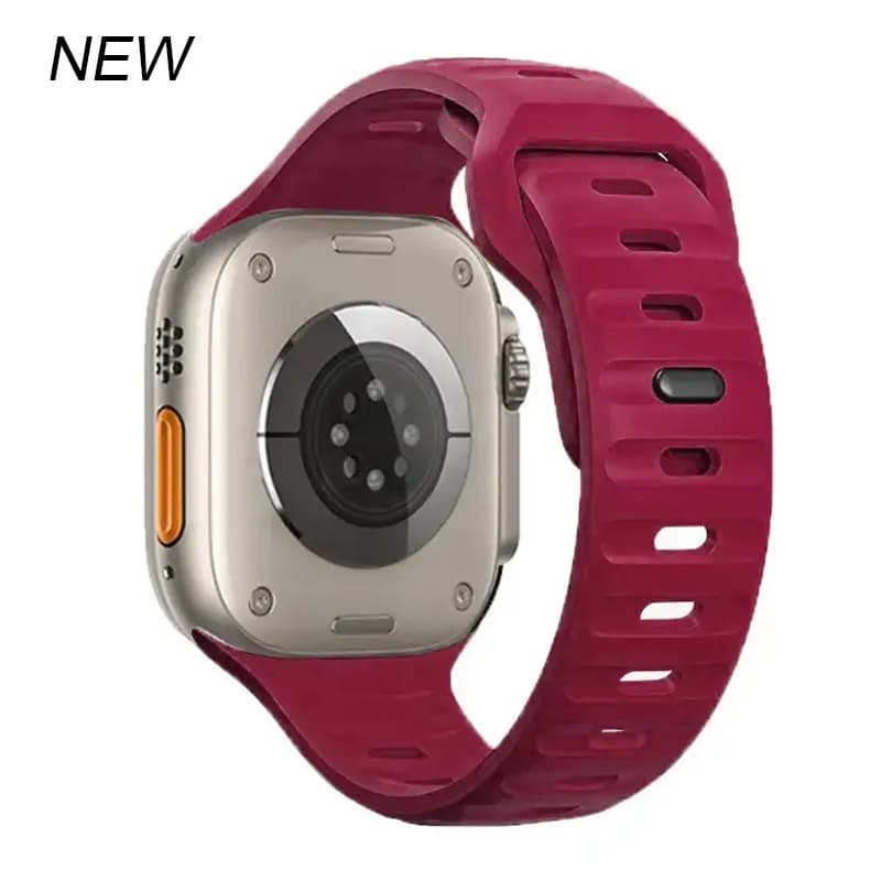 Apple Watch Sport Band — Wine Red