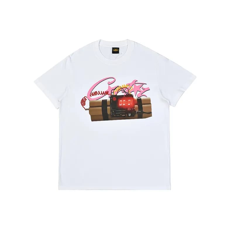 Gallery Dept. Crewneck Sweatshirt Pink Castle Graphic — 128