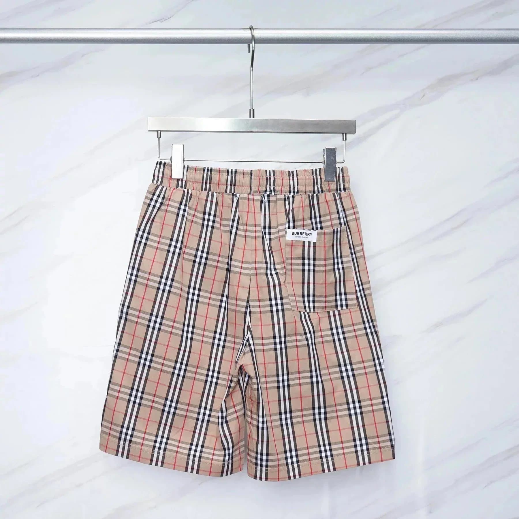 Burberry Monogram Shorts All-Over Logo — 020105081