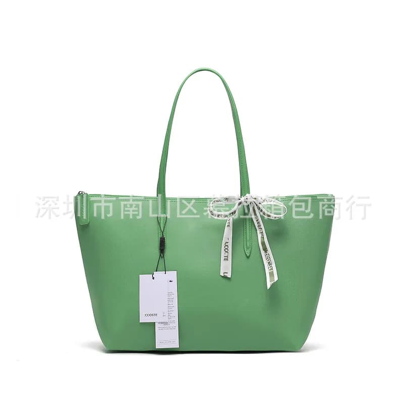 Lacoste Tote Bag Signature Bow Detail