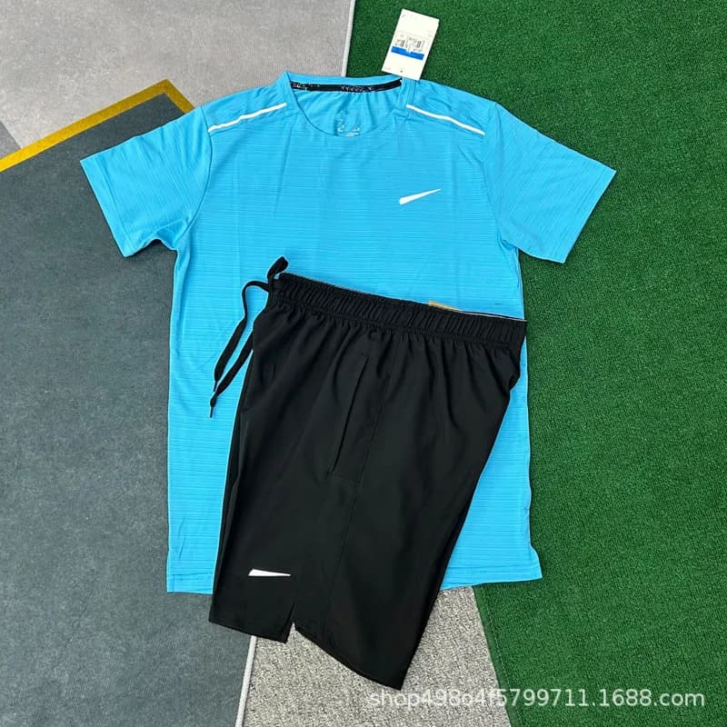 Nike Training Set Light Blue and Black