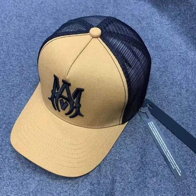 Amiri Baseball Cap AM Logo — 调节 · 37