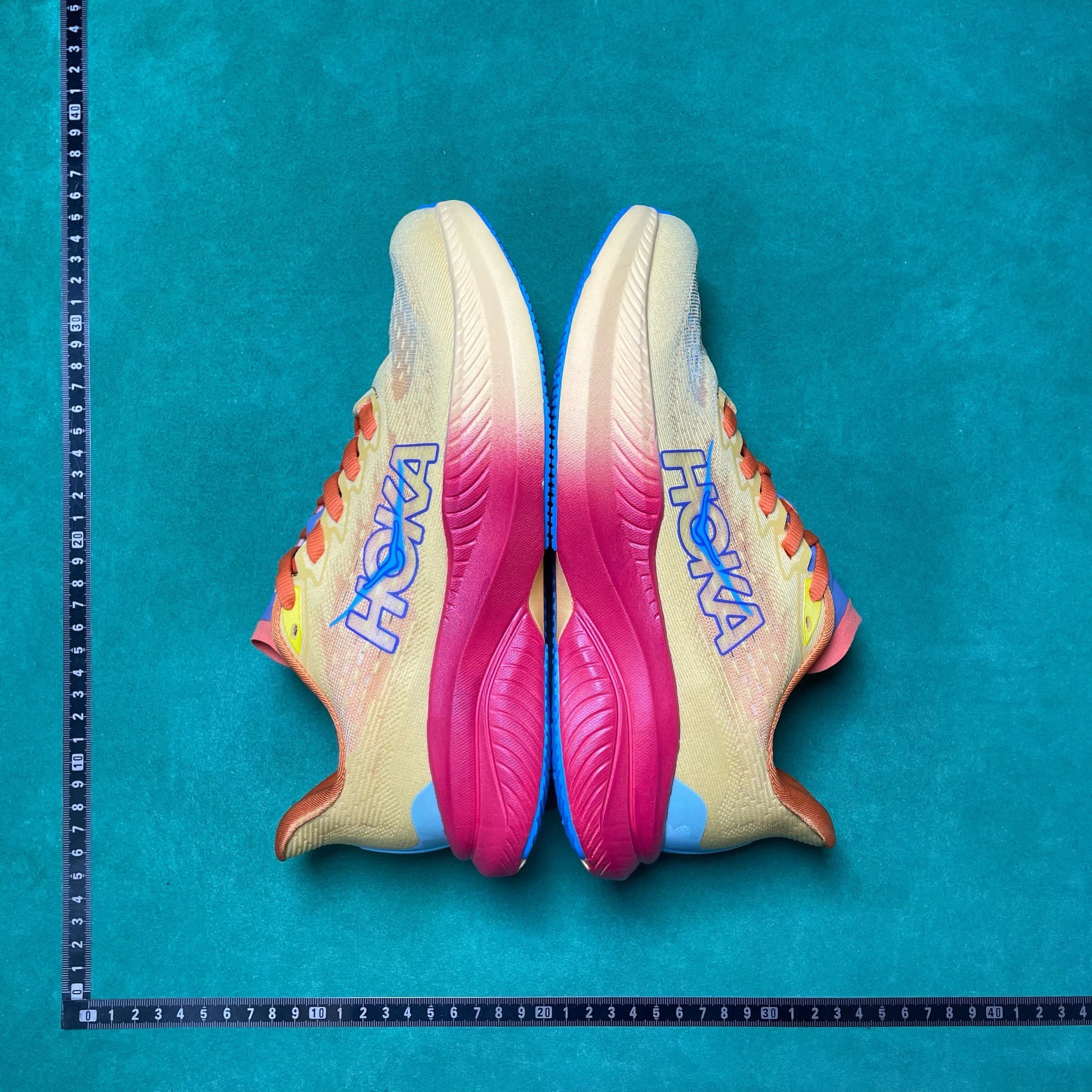 Hoka Running Sneaker Gradient Pink Beige