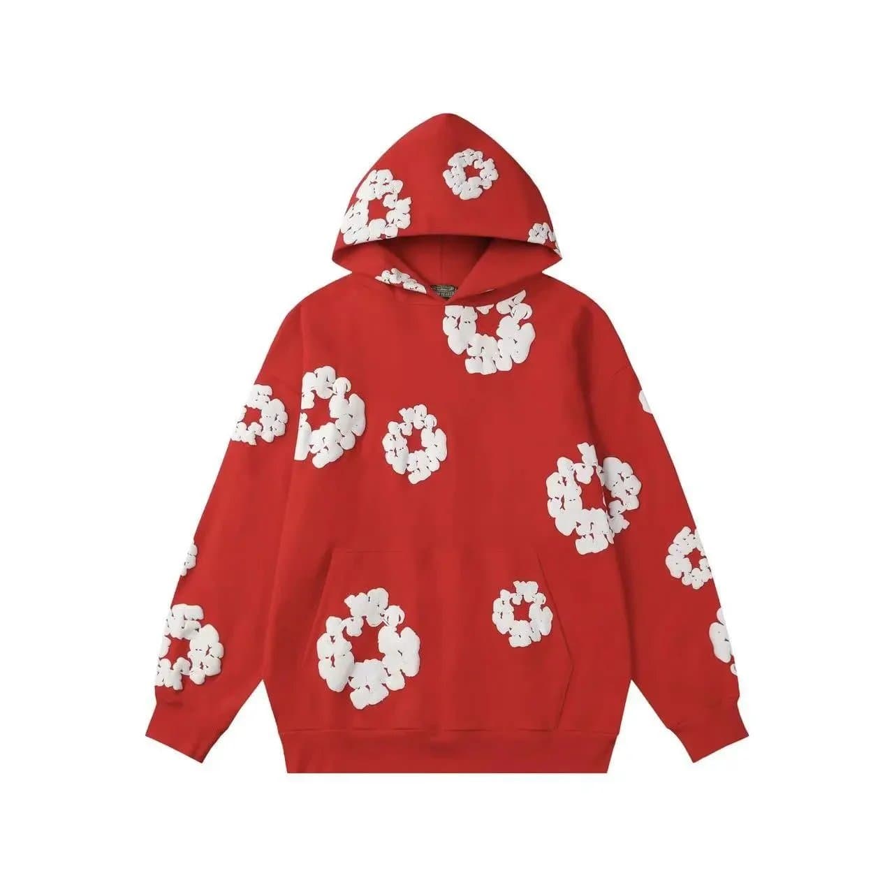 Gallery Dept. Cloud Hoodie 3D Cloud Print — 红色 卫裤