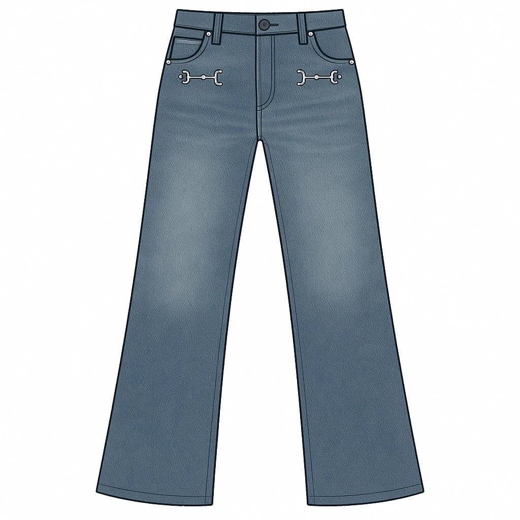 Gucci Horsebit Jeans Horsebit Detail