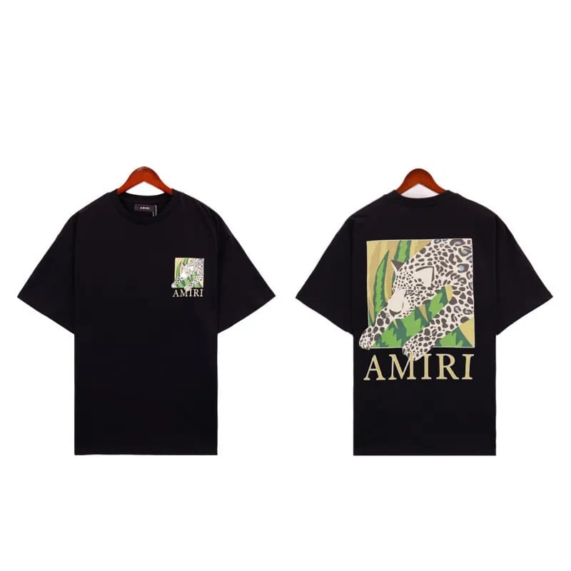 Amiri Graphic Tee Leopard Print