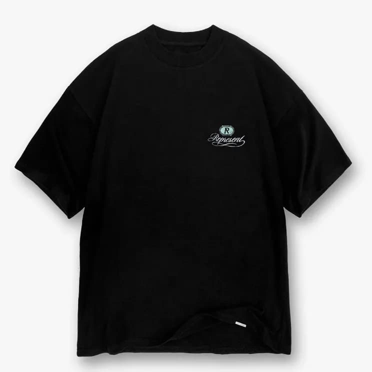 Rhude Logo Tee Embroidered R Logo