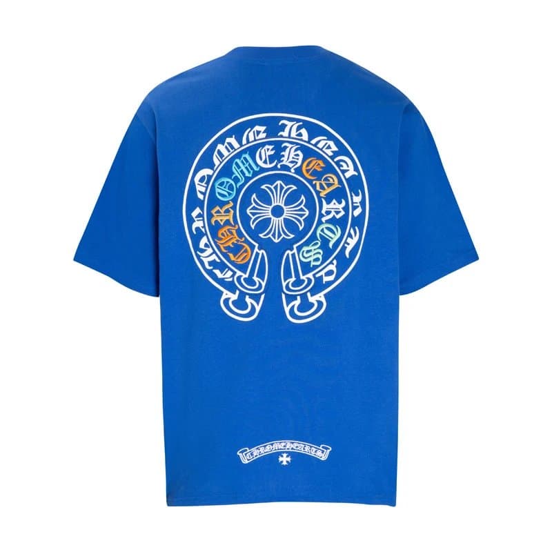 Chrome Hearts Winged Cross Tee White — 6038蓝色