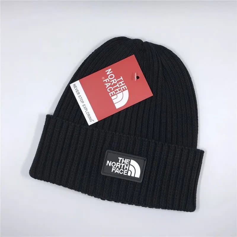 The North Face Beanie Logo Patch — 166# 黑色