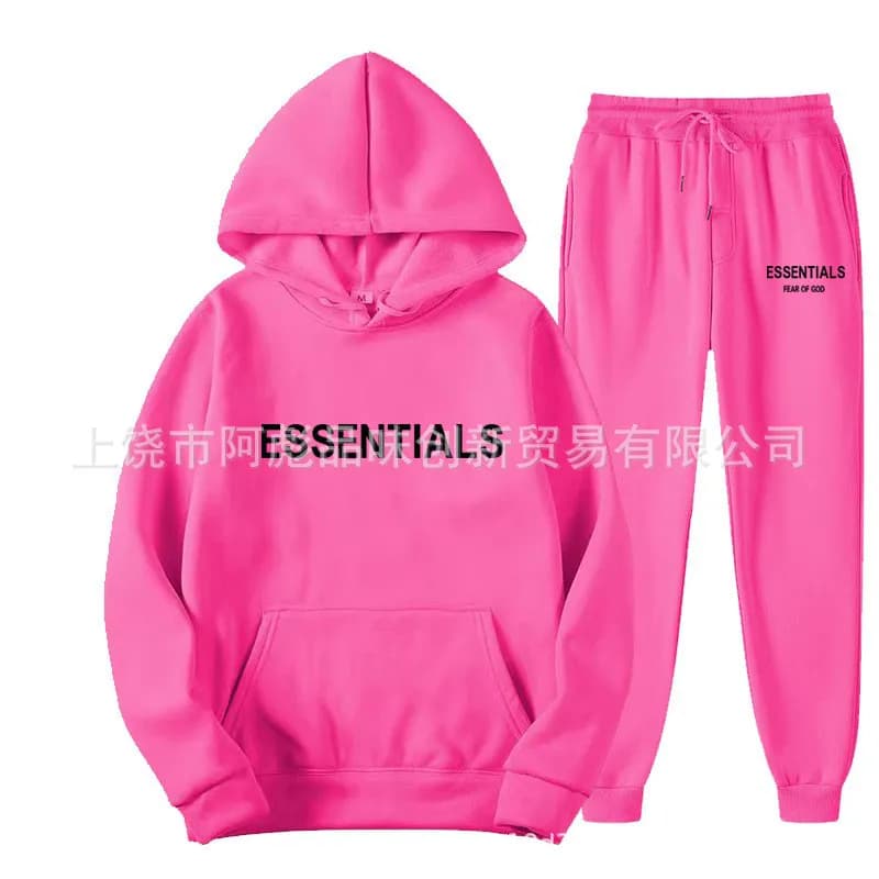 Fear of God Essentials Hoodie and Joggers Set Essentials Logo
