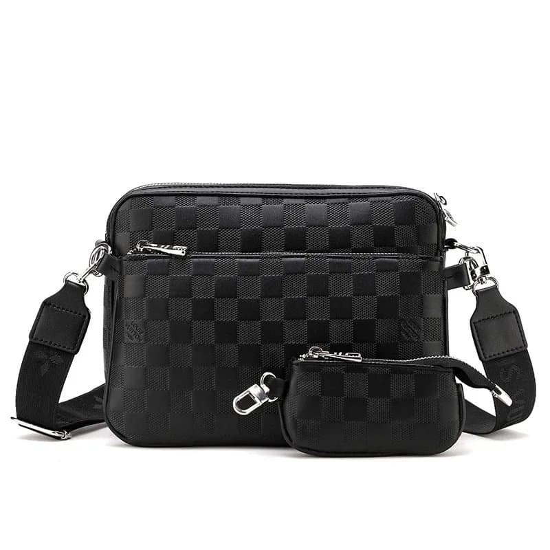 Louis Vuitton Multi Pochette Accessoires Monogram Empreinte — 压黑格（银色五金）
