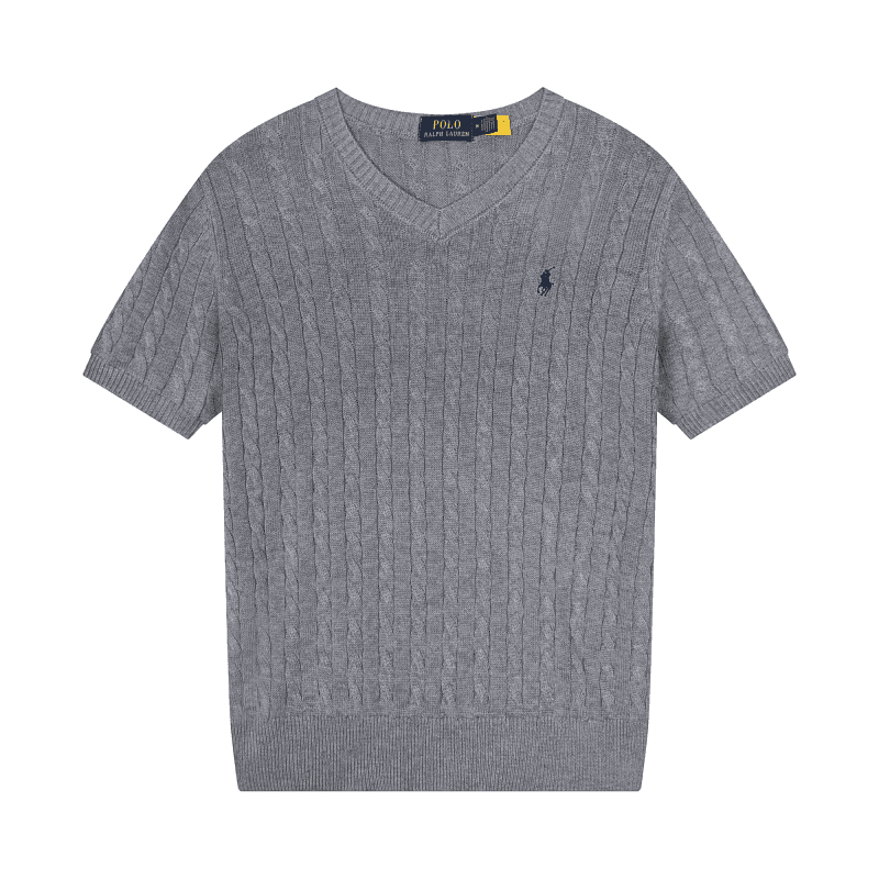 Polo Ralph Lauren Cable Knit Polo Navy — 605黑色灰