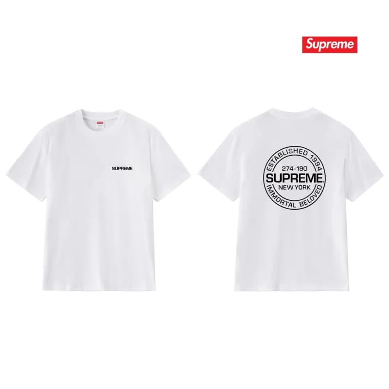 Supreme T-Shirt Graffiti Logo — S313白色