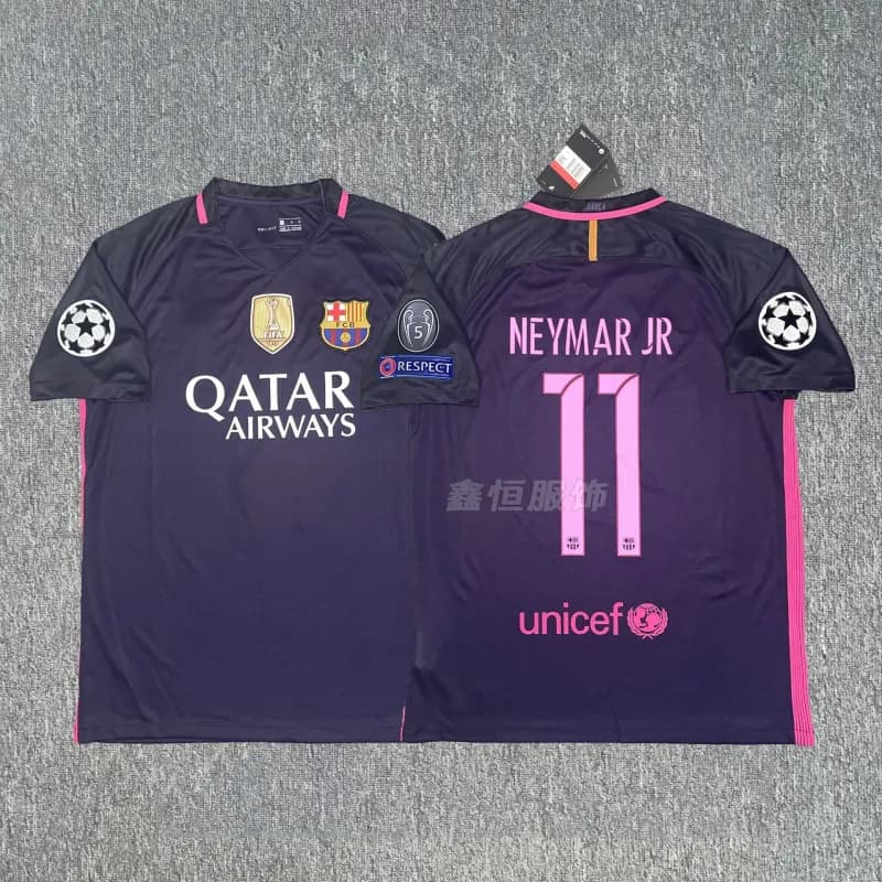 Nike FC Barcelona Away Jersey 2016-17 Neymar Jr #11