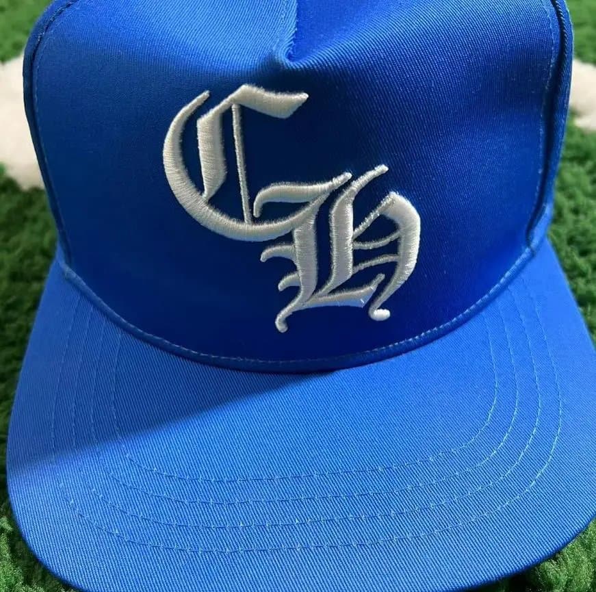 Chrome Hearts Trucker Cap FUCK Patch — CD 蓝白