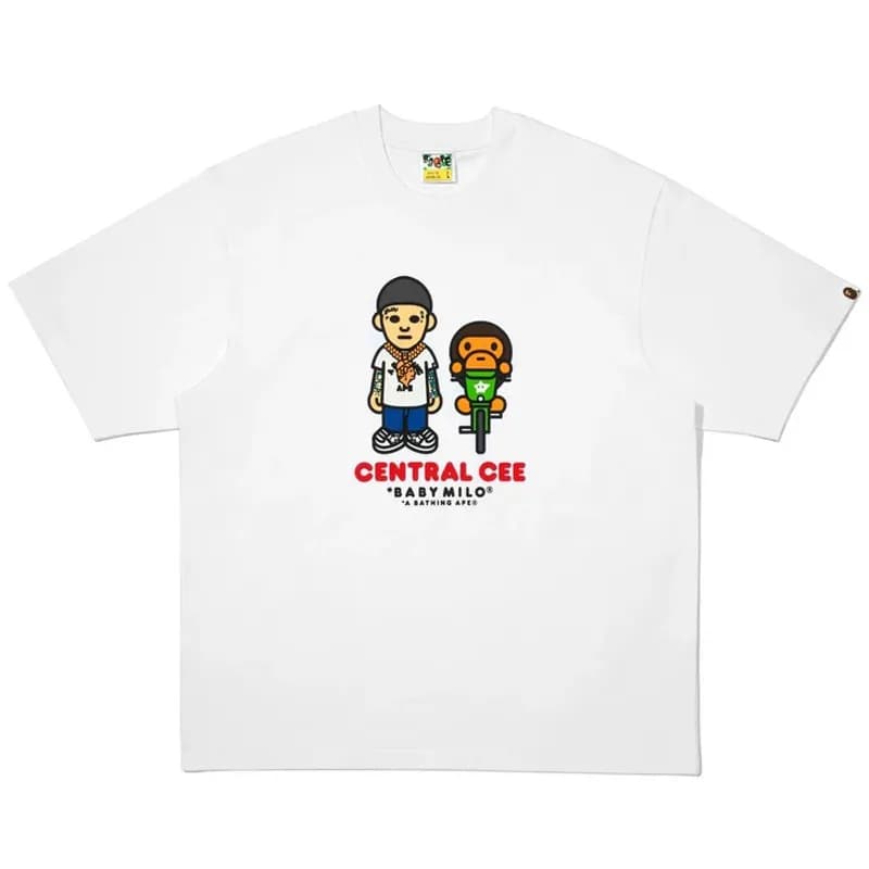 BAPE × Corteiz Graphic T-Shirt Central Cee x Baby Milo