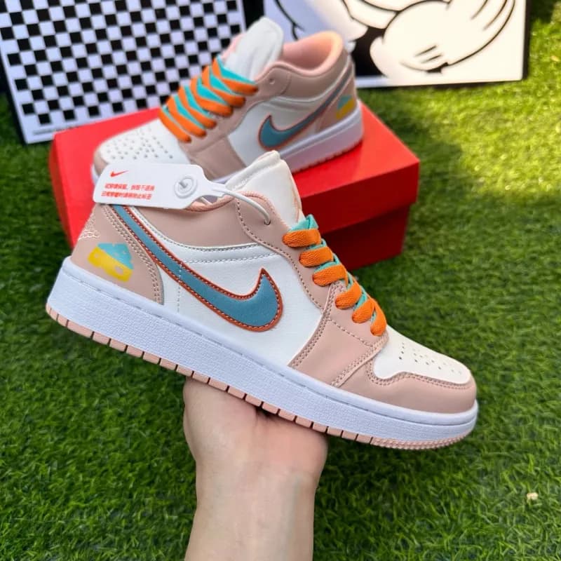 Nike Dunk Low Metallic Silver — 高版本 蛇年橙青