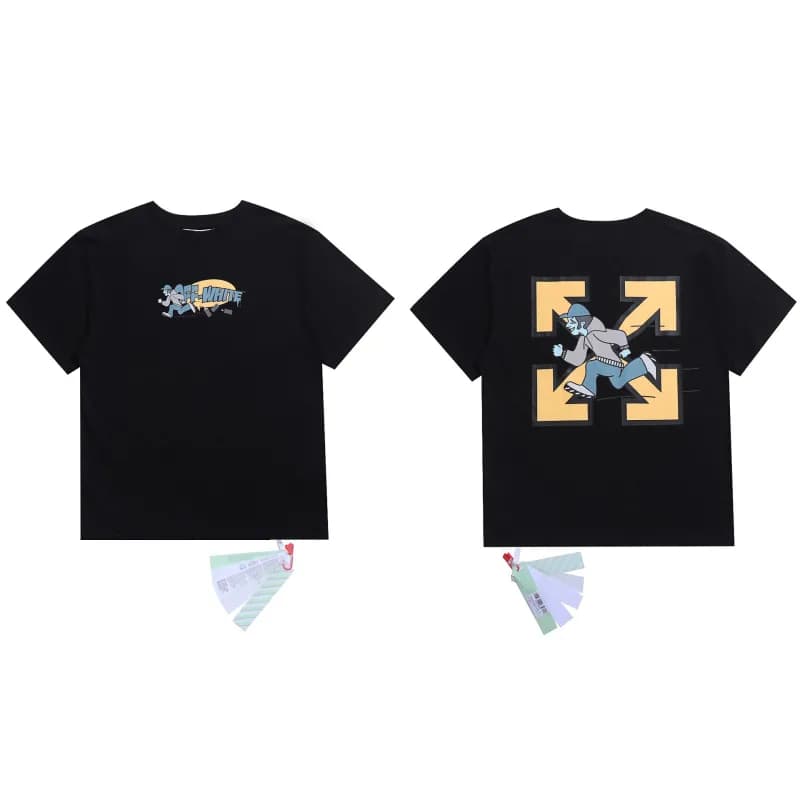 Off-White Arrow Logo T-Shirt Ice Blue Arrow — 2107 black