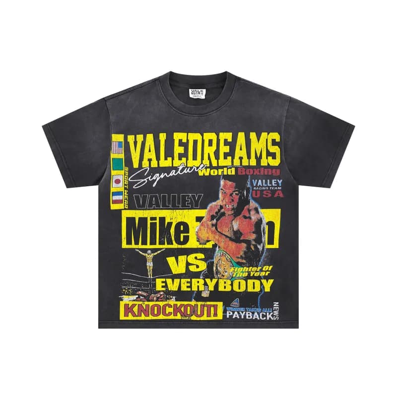 Valentino Valley Dreams Tee Sun and Moon Graphic — V505-黑色